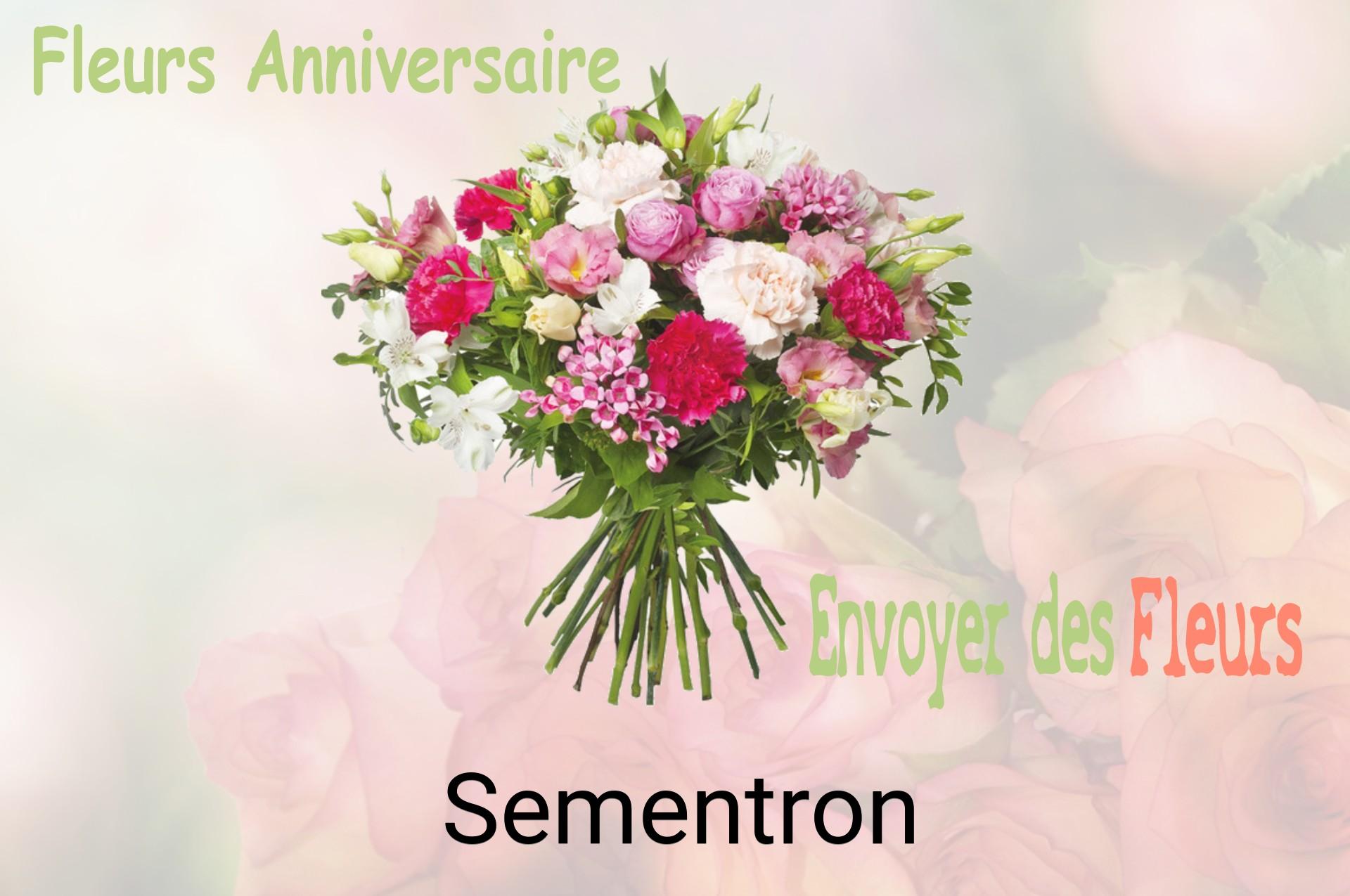 Bouquet de fleurs d’anniversaire livré à Sementron